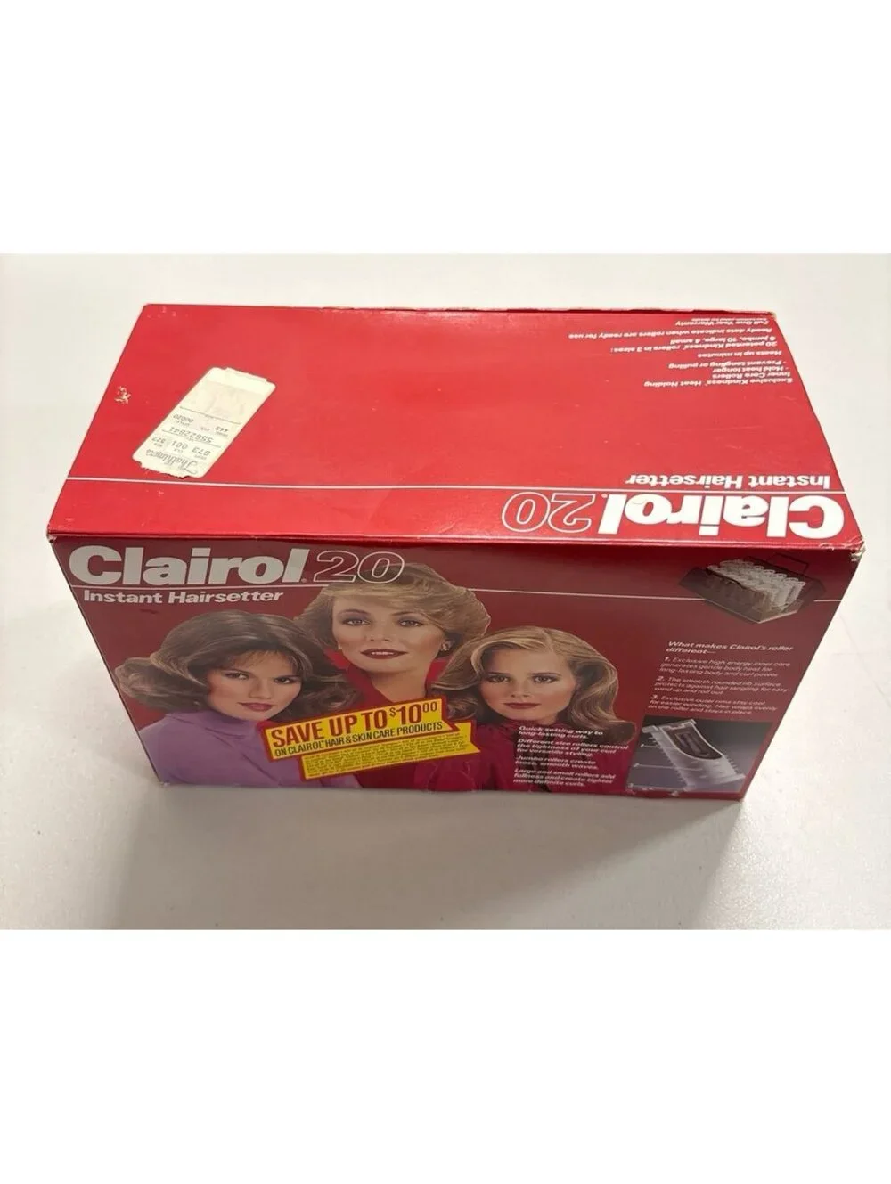 Vintage Clairol 20 Instant Hairsetter Hot Rollers Set Model C-20S 1981 In Box